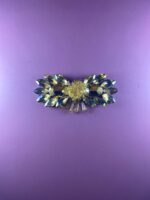 Stunning Floral Rhinestone Brooch - Image 5