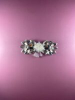 Stunning Floral Rhinestone Brooch - Image 7