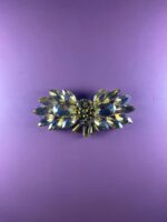 Stunning Floral Rhinestone Brooch - Image 6