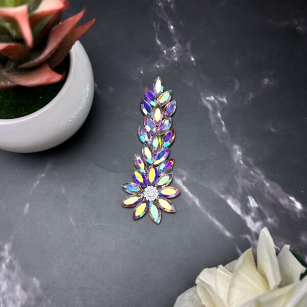 Elegant Crystal Eels Brooch