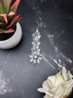 Elegant Crystal Eels Brooch - Image 2