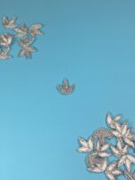 Kora Nakshi Banch Embroidered Leaves - Image 3