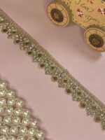 Embellished Mirror Lace Trim - Image 3