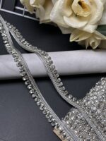 Elegant Plastic Beaded Lace Trim