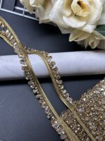 Elegant Plastic Beaded Lace Trim - Image 2