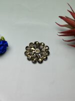 Dazzling Crystal Bun Brooch