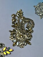 Magnificent Iridescent Crystal Paisley Motif - Image 2