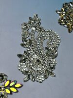 Magnificent Iridescent Crystal Paisley Motif - Image 3