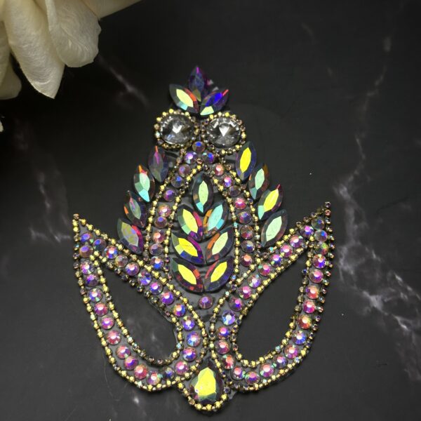 Majestic Iridescent Floral Crystal Bunch