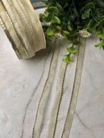 Exquisite Bugle Bead Silk Organza Lace Trim - Image 4