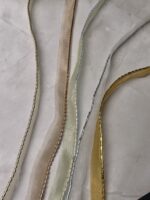 Exquisite Bugle Bead Silk Organza Lace Trim