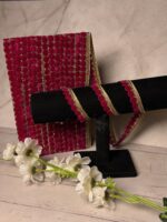 Imperial Two-Tone Crystal Butterfly Lace Trim - Image 5
