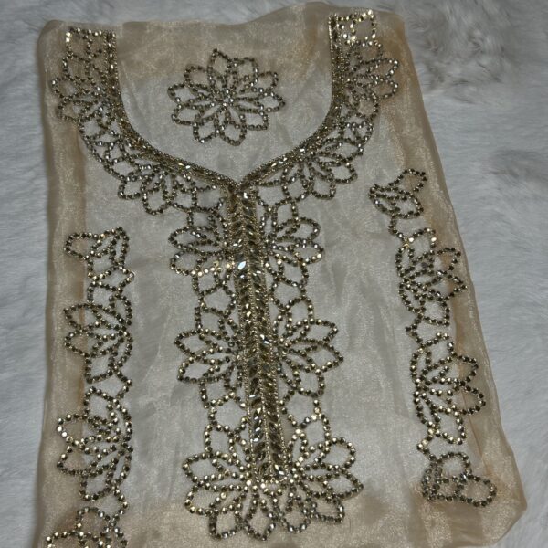 Premium Designer Crystal & Stone Neckline