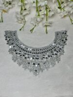 Exquisite Handcrafted Crystal, Mirror & Pearl Tissue Gala - Image 6